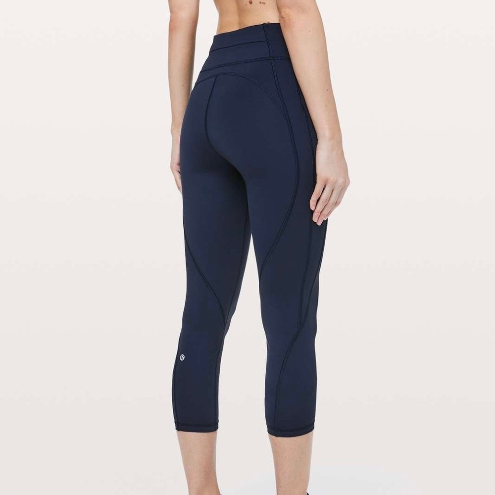 Lululemon Time To Sweat Crop 23" True Navy